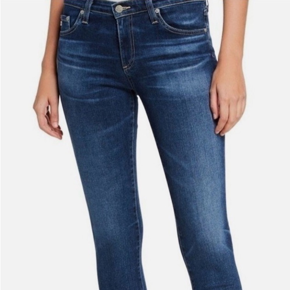 Ag Adriano Goldschmied Dark Blue Skinny Jeans